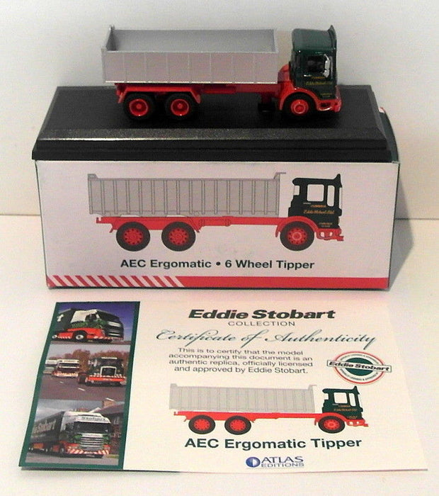 Atlas 1/76 Scale 4 649 104 - AEC Ergomatic 6 Wheel Tipper Eddie Stobart Ltd