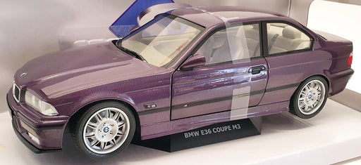Solido 1/18 Scale Model Car S1803905 - BMW E36 Coupe M3 - Dayona Violet
