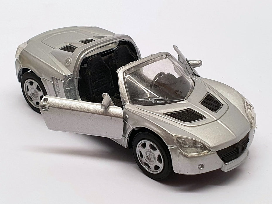 Maisto 12cm Long Diecast Pull Back & Go Model Car MA03S - Silver