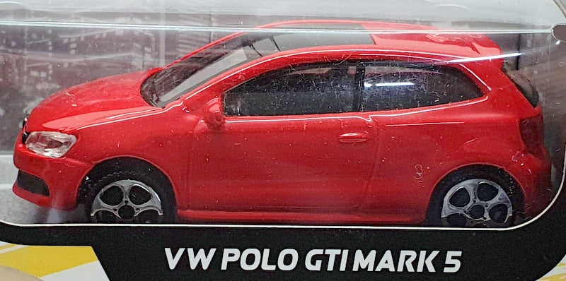 Burago 1/43 Scale Model Car #18 31504 - VW Polo GTI Mk5 And Fast Food Store