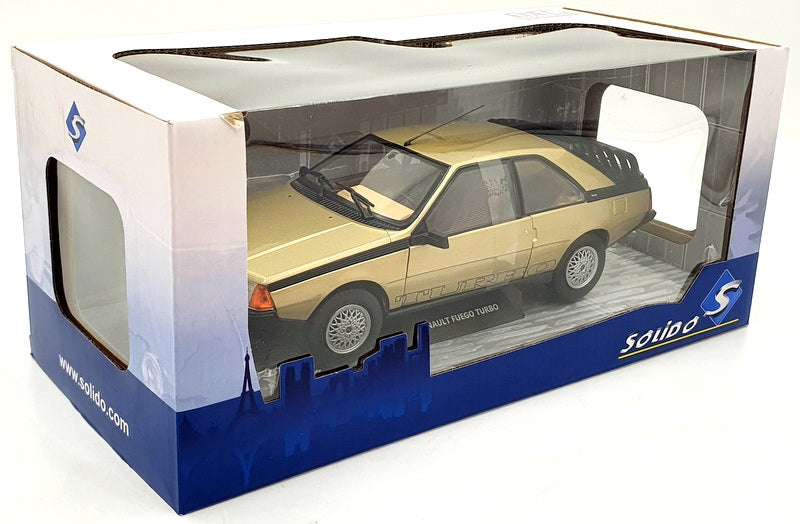 Solido 1/18 Scale Diecast S1806403 Renault Fuego Turbo Sepia 1980 - Gold