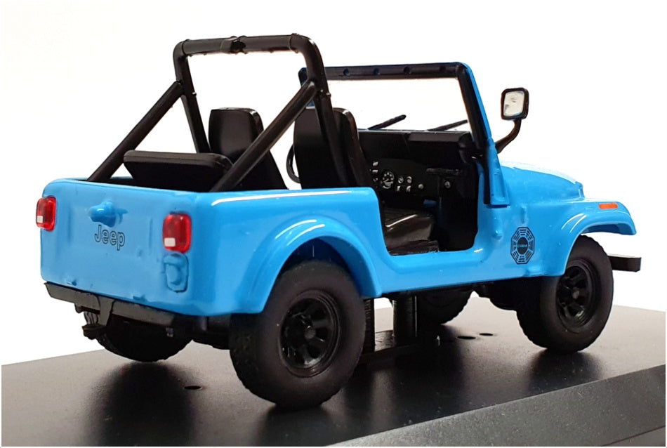 Greenlight 1/43 Scale 86309 - 1977 "Dharma" Jeep CJ7 Lost - Blue