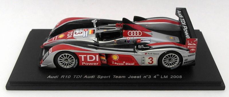 Spark 1/43 Scale Resin S0685 - Audi R10 TDI Audi Sport Team Joest #3 4th LM 2008