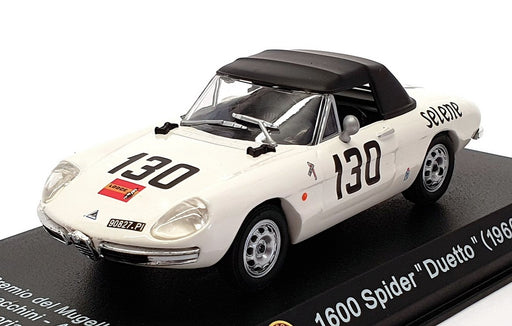 Metro Models 1/43 Scale M130W - Alfa Romeo 1600 Spider Duetto 1966 - #130 White