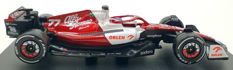 Burago 1/43 Scale 18-38068 - F1 Alfa Romeo Orlen C42 2022 Valteri Bottas #77