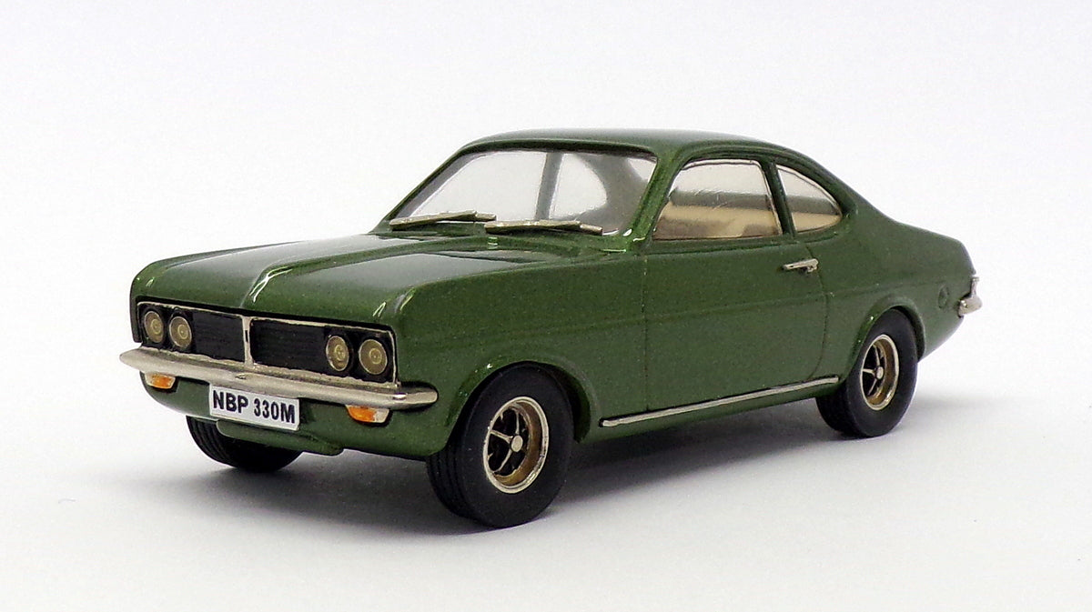 Thoroughbred Models 1/43 Scale TM3 - 1971-73 Vauxhall Firenza SL - Green
