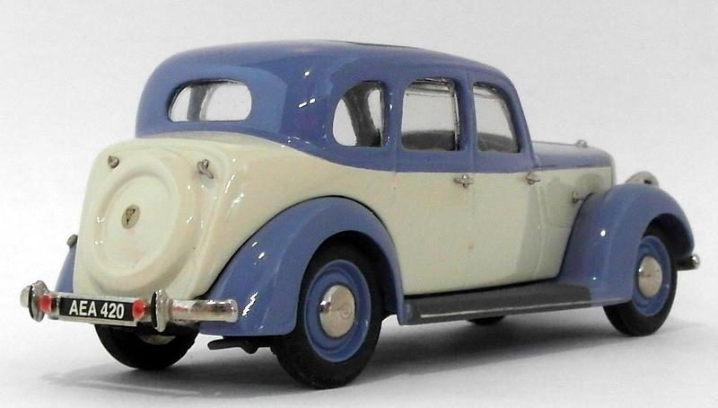 Somerville Models 1/43 Scale 148 - 1937 P-2 Rover (6 Light) - Blue/Cream