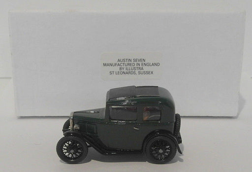 Illustra Models1/43 Scale White Metal J011 - Austin Seven - Green