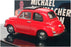Minichamps 1/64 Scale Diecast MSC 641104 - Fiat 500 - Red