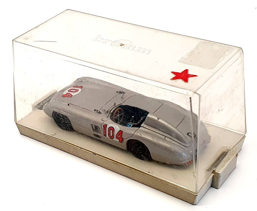 Brumm 1/43 Scale BR104 - Mercedes Benz 300 SLR - #104 Silver