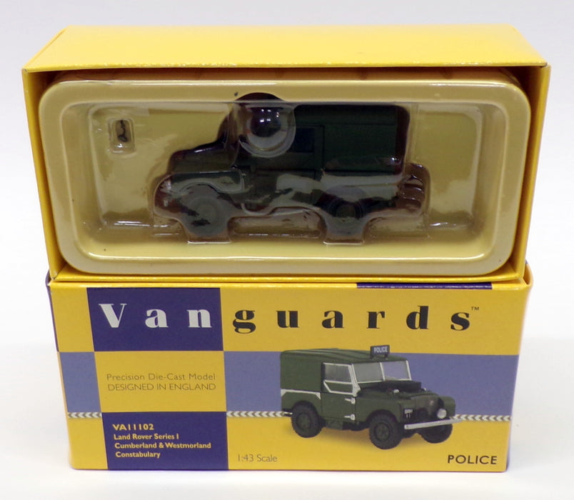 Vanguards 1/43 Scale Diecast VA11102 - Land Rover Series 1 - Police