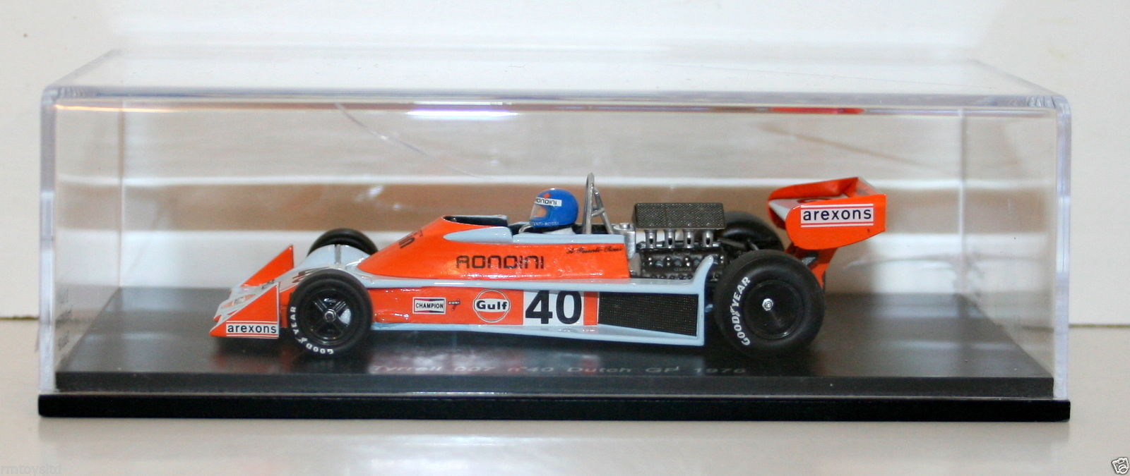 SPARK 1/43 S1648 TYRRELL 007 #40 DUTCH GP 1976 ALESSANDRO PESENTI ROSSI