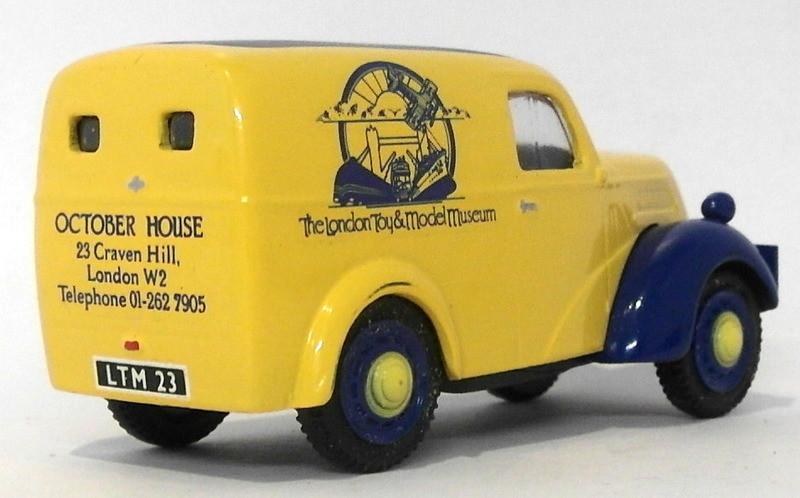 Somerville Models 1/43 Scale 107 - Fordson 5CWT Van - London Toy Museum - Yellow
