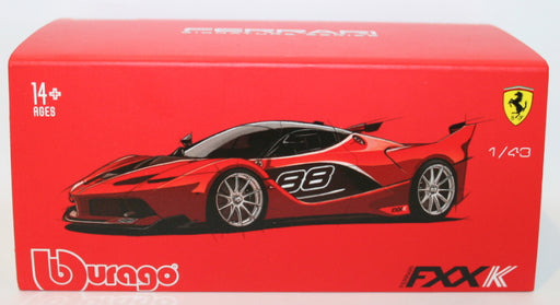 Burago - 1/43 Scale diecast - 18-36906 - Ferrari FXX-K #88 Red & Black
