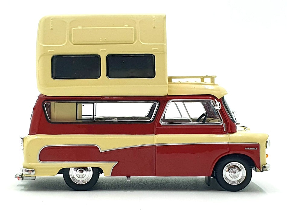 Hachette 1/43 Scale CX10M802 - Bedford CA Dormobile Camper Van - Cream/Deep Red