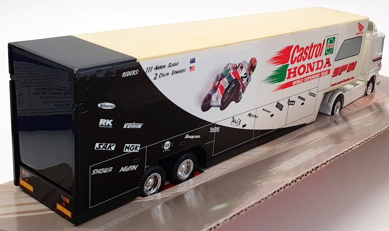 Corgi 1/64 Scale TY86601 - Scania Race Transporter Castrol Honda