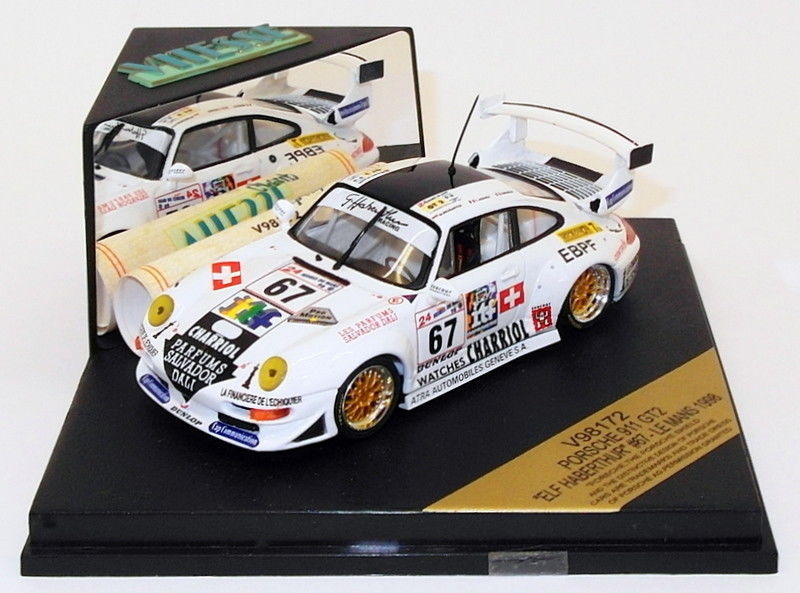 Vitesse 1/43 Scale Model V98172 - Porsche 911 GT2 Elf Haberthur #67 Le Mans '98