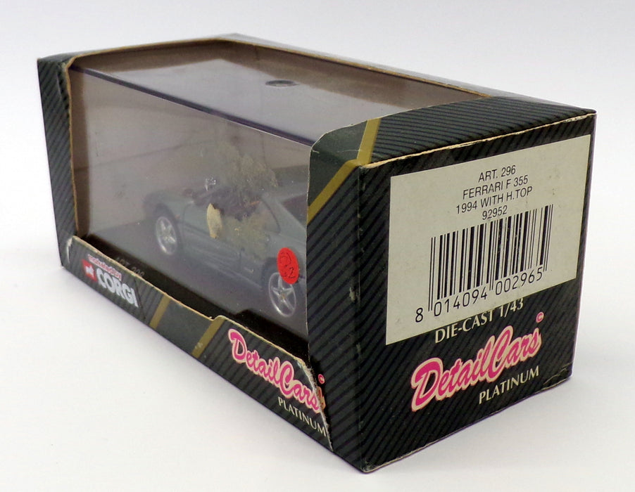 Detail Cars 1/43 Scale ART296 - 1994 Ferrari F355 - Metallic Grey