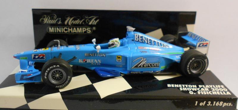 Minichamps F1 1/43 Scale - 430 000081 BENNETTON G.FISICHELLA