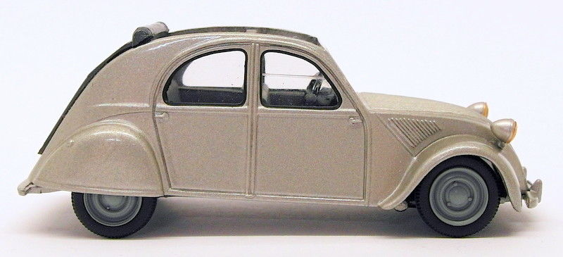 Matchbox 1/43 Scale Model Car VEM03-M - 1949 Citroen 2CV - Grey
