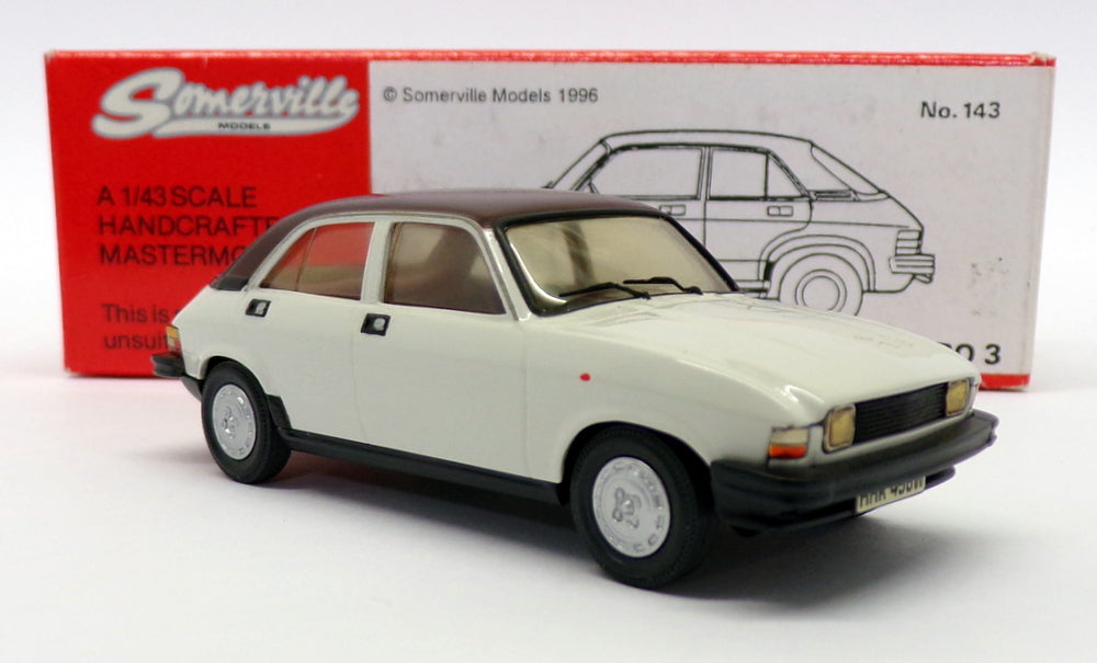 Somerville Models 1/43 Scale 143 - Austin Allegro 3 - White/Brown Roof