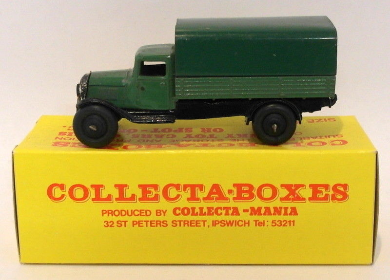 Vintage Dinky 25B/3 - Covered Wagon - Green In Collecta Box