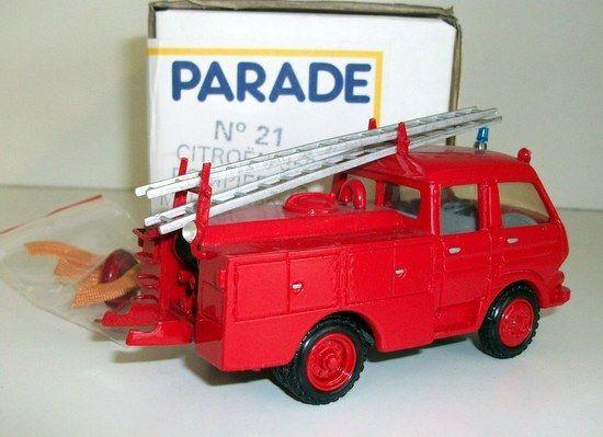 PARADE MODELS 1/50 - NO.21 CITROEN 350 POMPIER P.S MAHE: LABROSSE - FIRE ENGINE