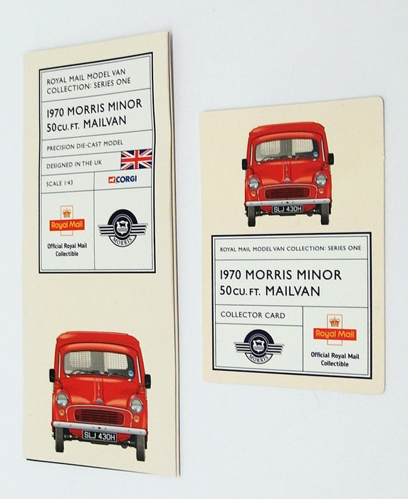 Corgi 1/43 Scale Diecast 128733 - 1970 Morris Minor 50cu.FT Van - Royal Mail