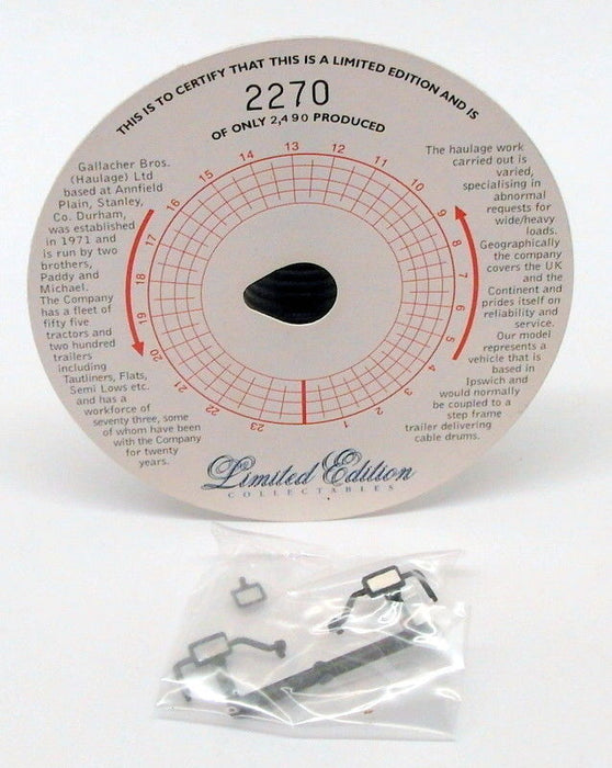 Corgi 1/50 Scale Diecast 75803 - MAN Curtainside - Gallacher's