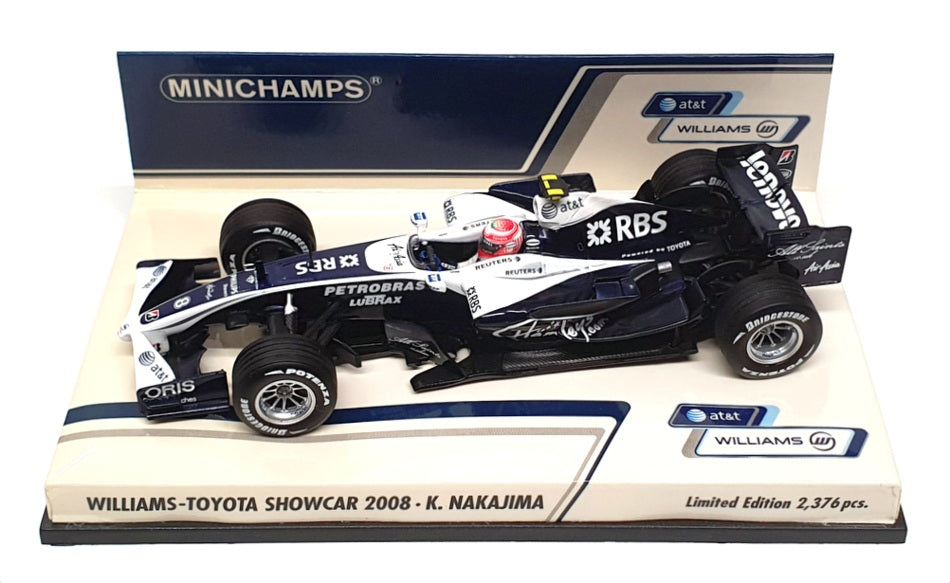 Minichamps 1/43 Scale 400 080078 - F1 Williams Renault Showcar 2008 - Nakajima