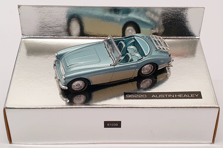 Corgi 1/43 Scale Diecast 96220 - Austin Healey Open Top - Blue/Ivory