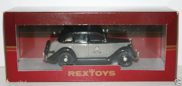 REXTOYS 1/43 SCALE - 51 - 1935 FORD TOURING SEDAN - POLICE