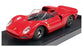 Best Model 1/43 Scale Diecast 9019 - Ferrari P/2 - Red