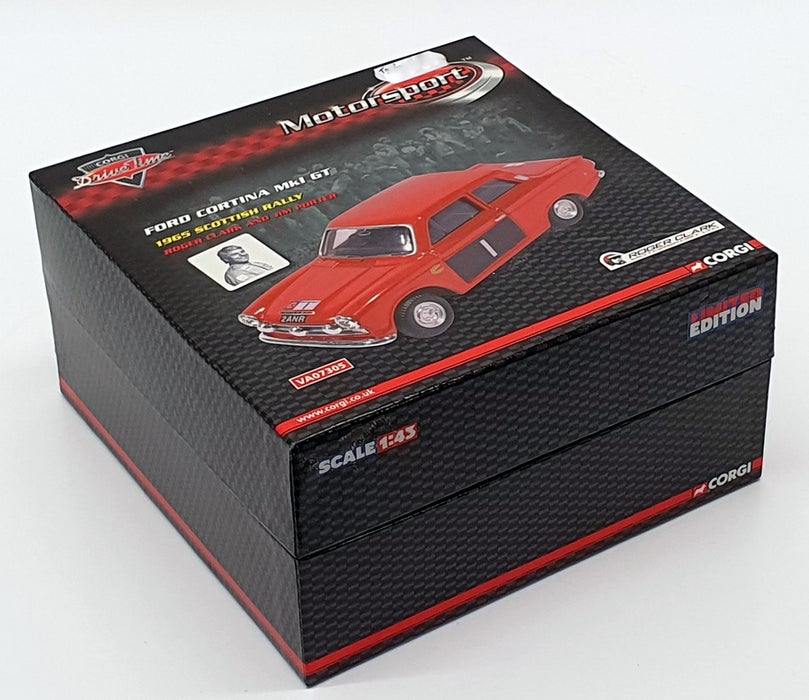 Vanguards 1/43 VA07305 - Ford Cortina Mk1 GT 1965 Scottish Rally #1 Clark/Porter