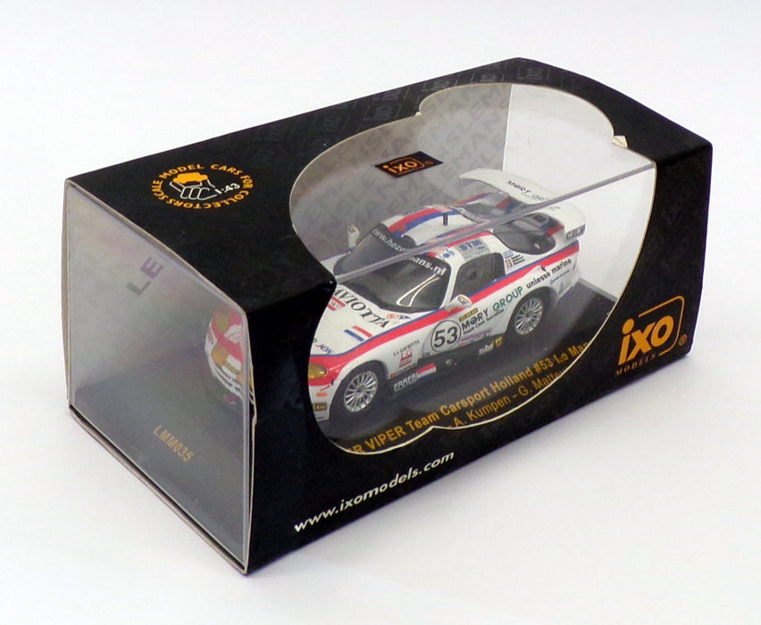 Ixo 1/43 Scale LMM035 - Chrysler Viper Team Carsport Holland - Le Mans 2002