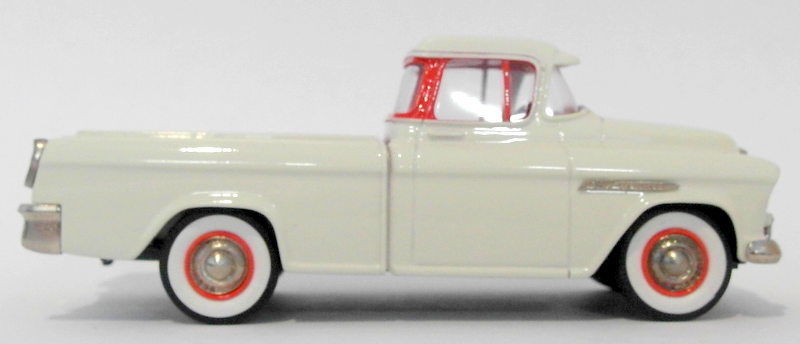 Brooklin 1/43 Scale BRK53 001  - 1955 Chevrolet Cameo Pick Up Ivory/Red