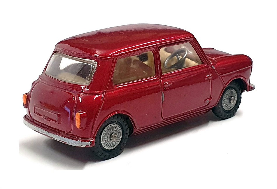 Corgi Toys 7.5cm Long Original Diecast 226 - Morris Mini Minor - Deep Red