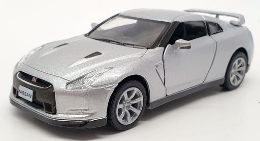 Kinsmart 1/36 Scale KT5340 - 2009 Nissan GTR R35 Pull Back & Go  - Silver