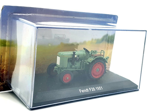 Hachette 1/43 Scale Model Tractor HL25 - 1951 Fendt F28 - Green