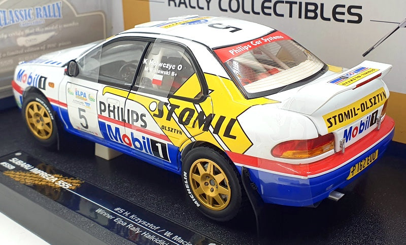 Sunstar 1/18 Scale Diecast 5519 Subaru Impreza 555 #5 H.Krysztof Elpa Rally 1997