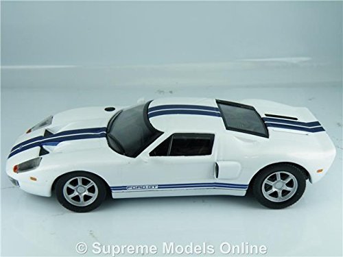 1/43 SCALE DIECAST METAL MODEL - FORD GT40 - WHITE