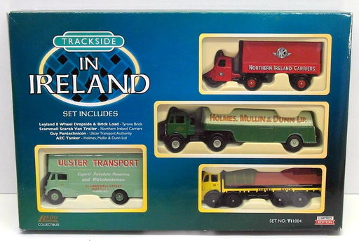 Lledo Diecast TI1004 - In Ireland 4 Piece Truck Set Leyland Scammell Guy AEC