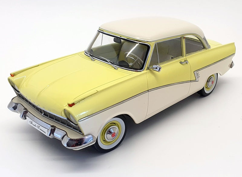 KK 1/18 Scale KKDC180273 - 1957 Ford England Taunus 17M P2 - Yellow/White