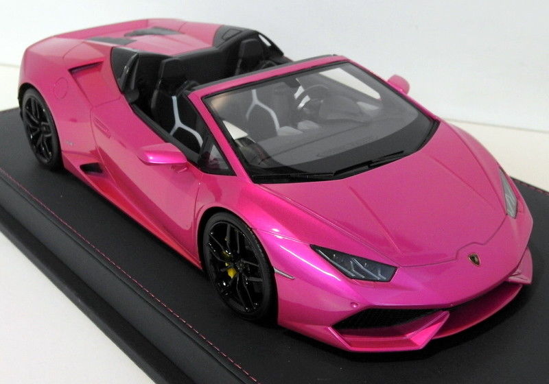 Make UP 1/18 Scale Resin - 006SC2 Lamborghini Huracan LP610-4 Spyder Flash Pink