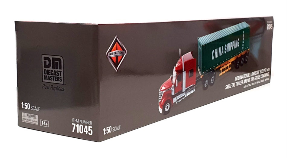 Diecast Masters 1/50 Scale 71045 - International Lonestar Container Truck
