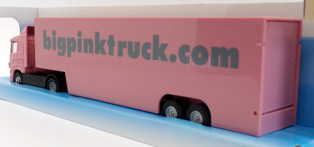 Corgi 1/64 Scale Diecast TY86657 - Scania Isabelle Box Truck - Big Pink