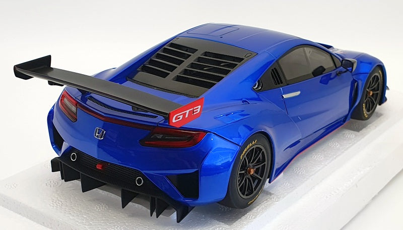 AutoArt 1/18 Scale Diecast 81896 - Honda NSX GT3 - Hyper Blue