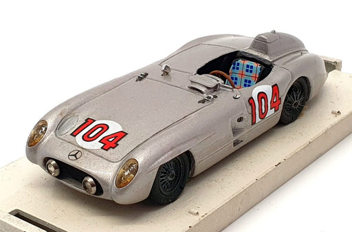 Brumm 1/43 Scale BR104 - Mercedes Benz 300 SLR - #104 Silver