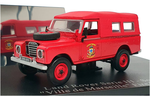 Universal Hobbies 1/43 Scale 1523 - Land Rover SIII "Ville De Marseille Fire