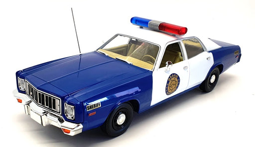 Greenlight 1/18 Scale Model Car 19096 - 1975 Plymouth Fury Osage County Police